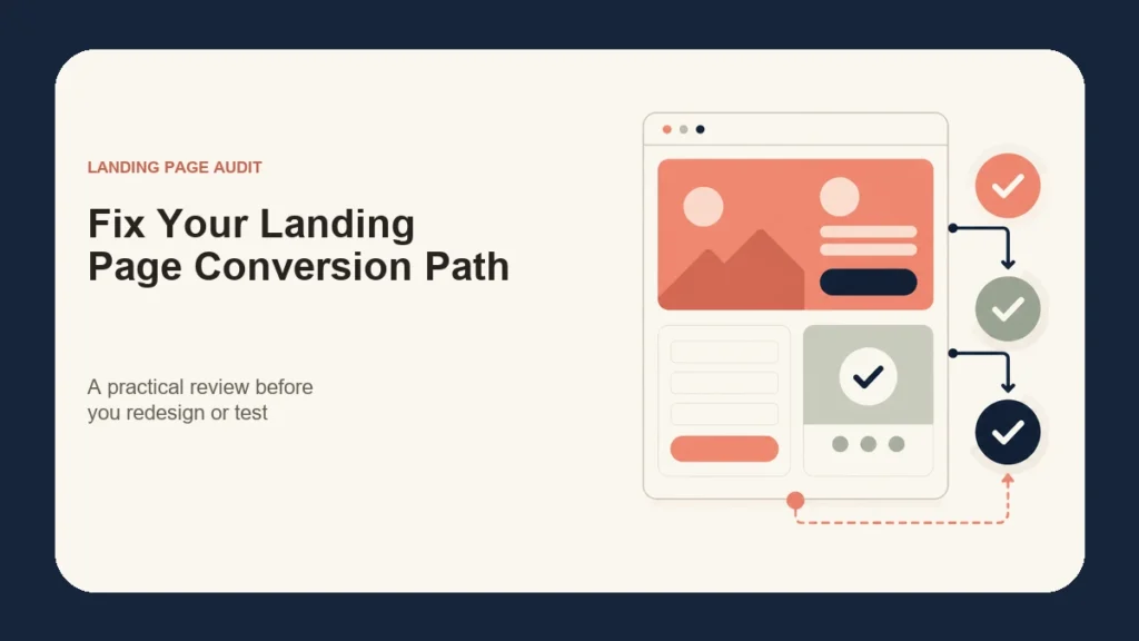 Landing Page Conversion Checklist: What to Fix First
